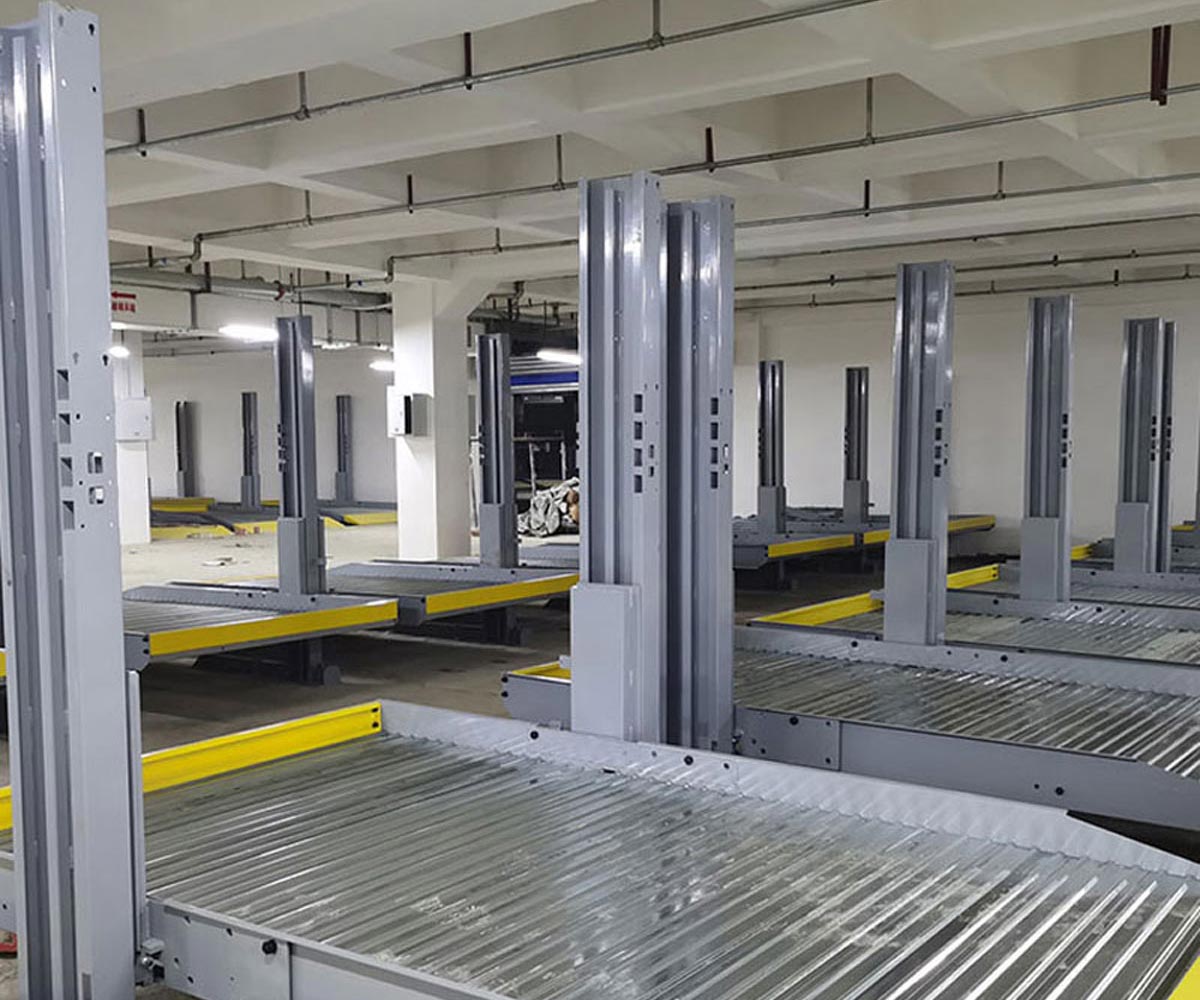 两层升降横移式机械停车设备租用