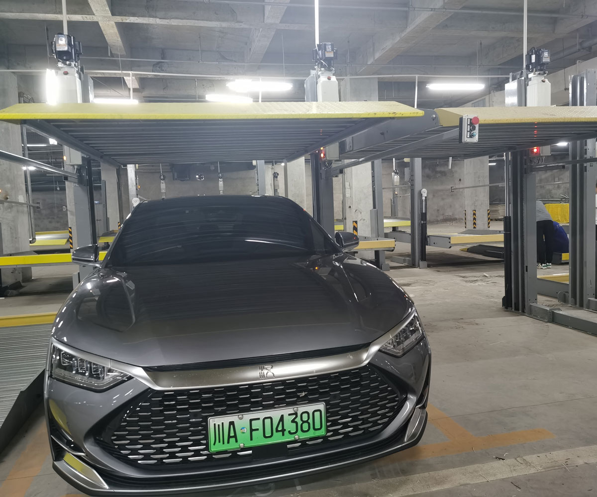 旺苍县2层机械式立体停车设备长租