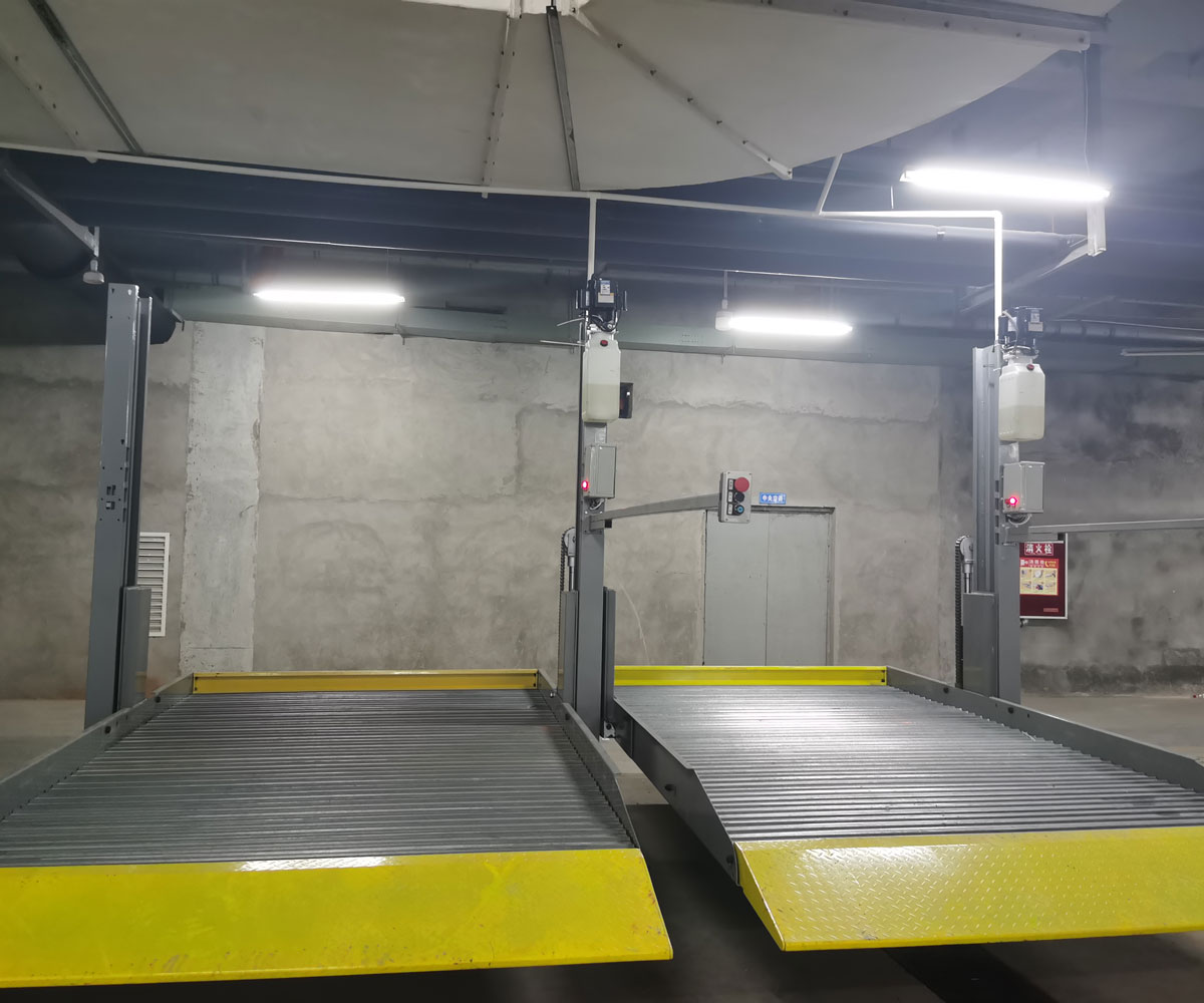 新都区两柱简易类立体车库停车设备改造