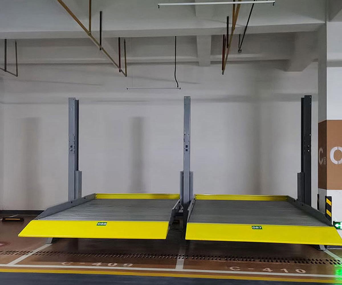 新津县四柱升降式机械式立体停车设备出租