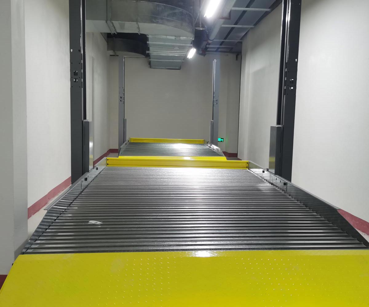 罗江区二层简易式立体停车设备改造