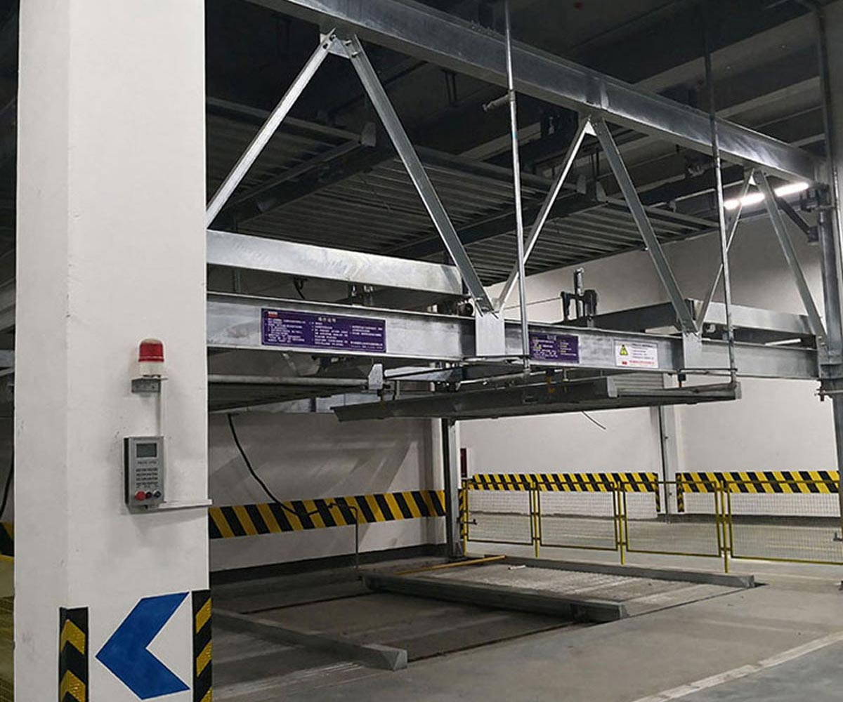 平武县两柱简易式立体车库停车设备安装