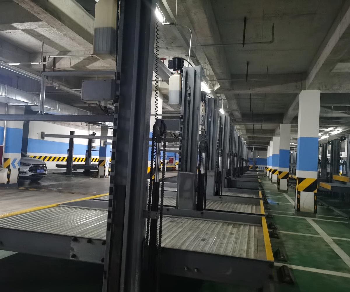襄阳市地下室4柱机械立体停车设备