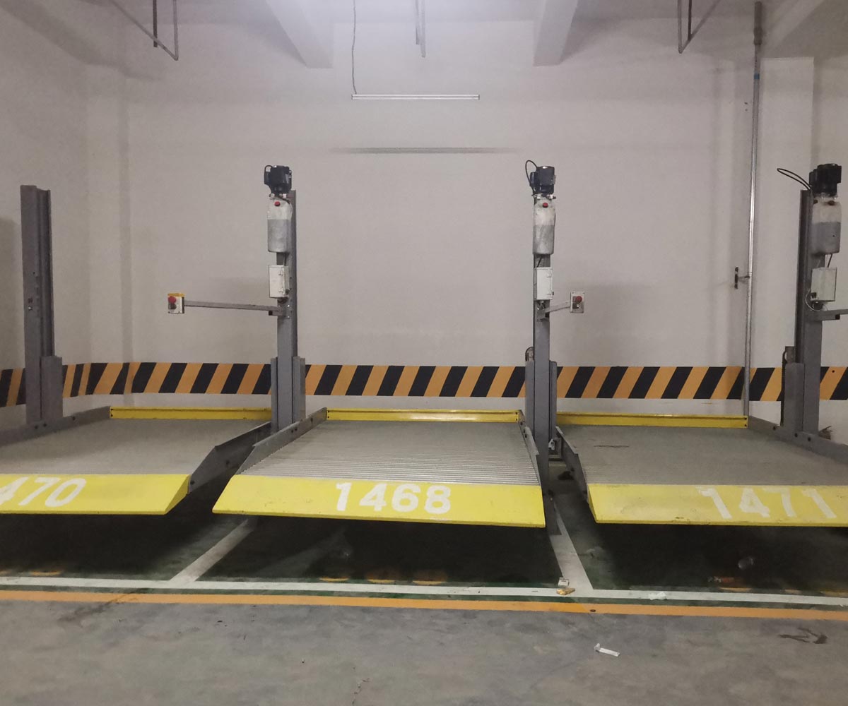 镇宁县地下室四柱简易式机械式停车库