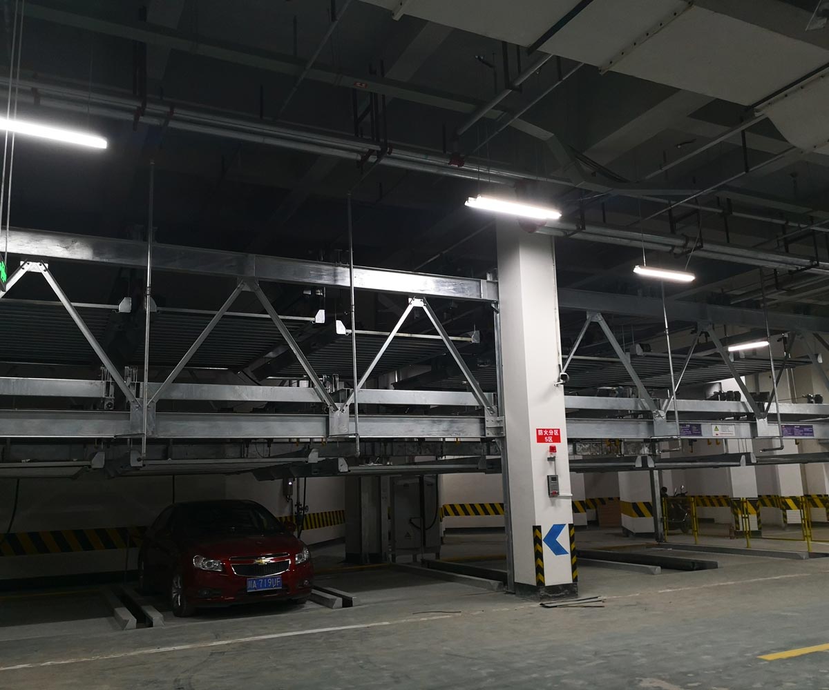 色达县双层升降横移式机械式停车设备