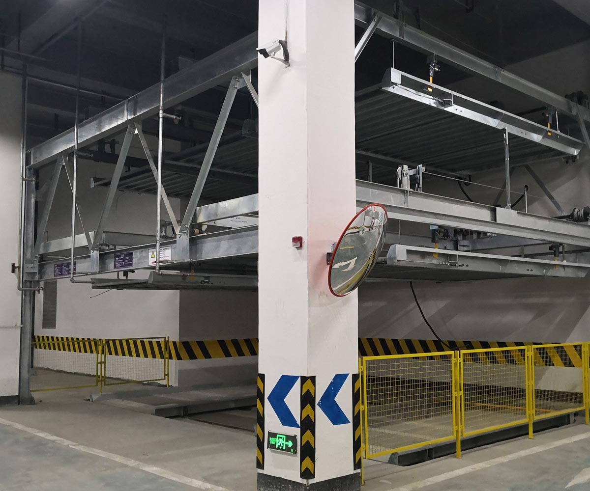 龙马潭区PSH2重列二层升降横移机械式立体车库设备